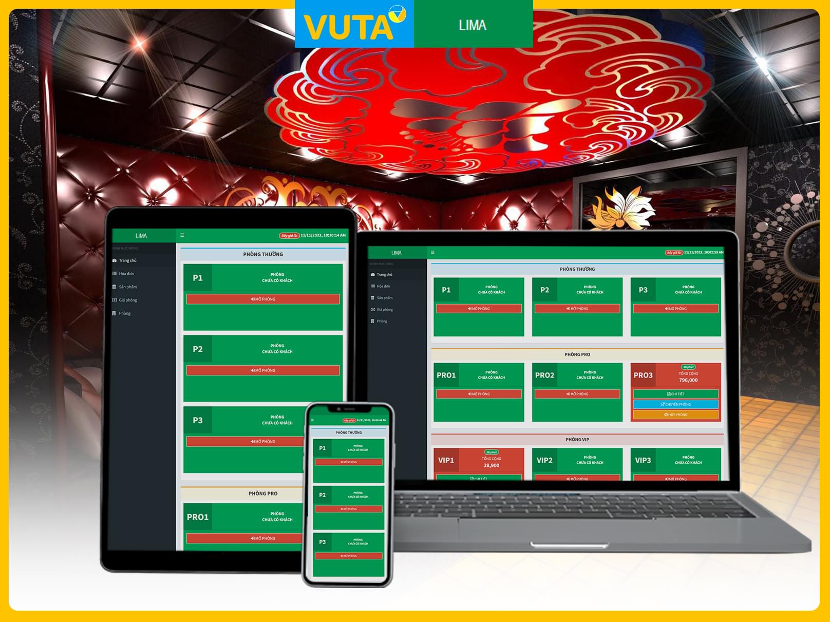 Dự án Phần Mềm Quản Lý Quán Karaoke LIMA