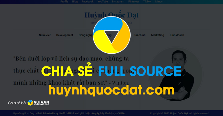 Chia Sẻ Full Source Blog Huỳnh Quốc Đạt   huynhquocdat com