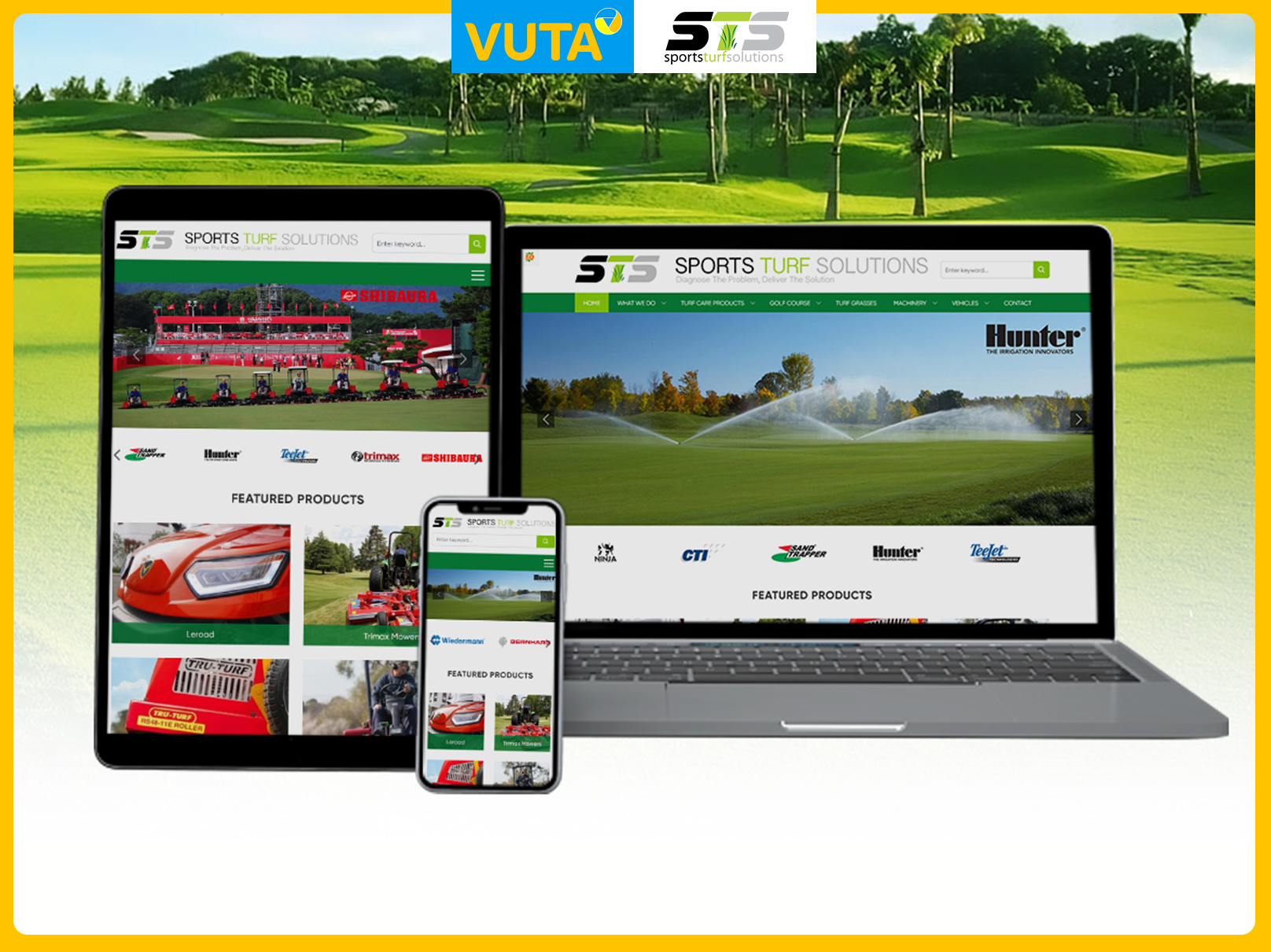 Dự án Website Công ty Sports Turf Solutions